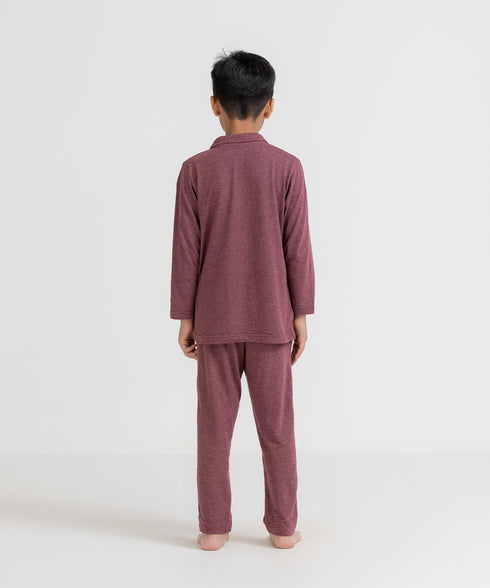 Kids' Button Down Pajama Set